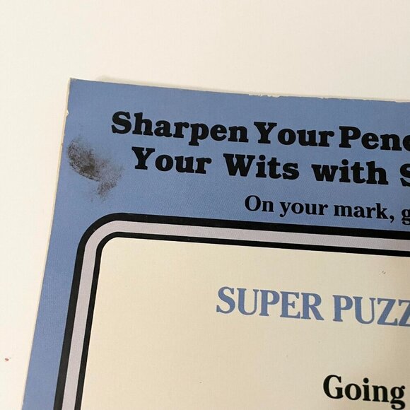 Vintage 1988 Going Batty by Peter Lerangis Super Puzzles for Super Kids Book - Picture 7 of 16